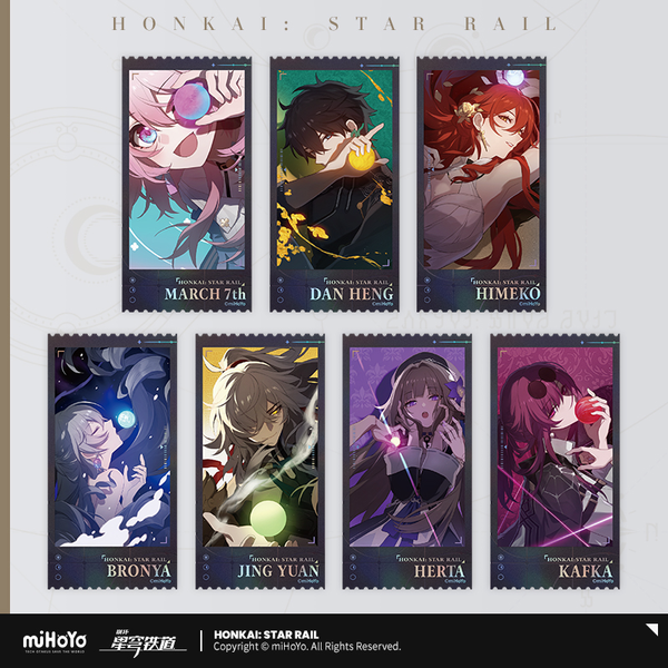 Honkai: Star Rail Countdown to Departure Series Laser Card Set