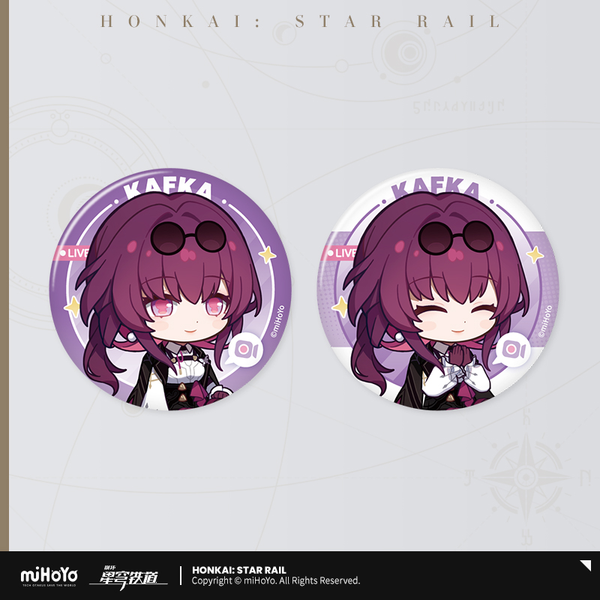 Honkai: Star Rail Owlbert's Reception Room Series Tinplate Badges Set