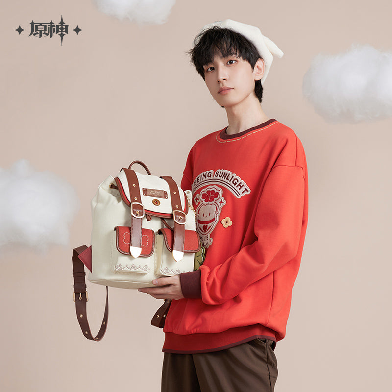 Brown large backpack